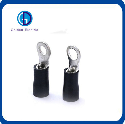 Insulated Terminal Ring Copper Connectors for Crimping Auto Electrical Wires 2-22 AWG