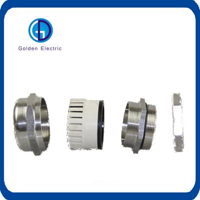 Metal IP68 EMC Cable Glands Brass Nickel Plated With High Temperature Resistance