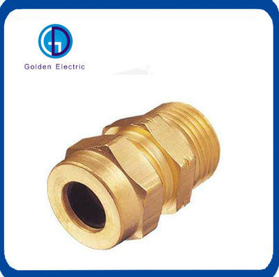 Customized Nickel Plated Brass Cable Gland For Waterproof And Corrosion Resistant