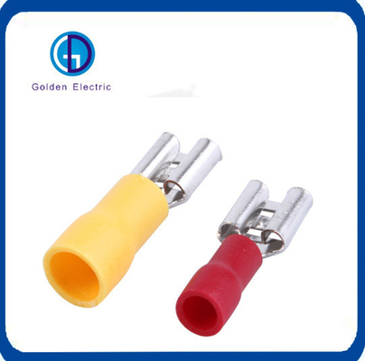 FDD1.25-250 Female Quick Disconnects Vinyl Insulated Crimp Female Disconnectors Terminal
