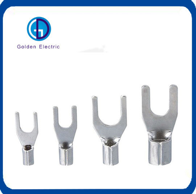 Customization Snb Non-Insulated Spade Bare Terminals Fork U-Shape Type Naked Tinning
