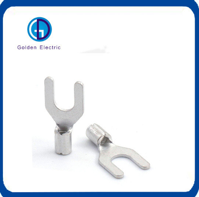 Customization Snb Non-Insulated Spade Bare Terminals Fork U-Shape Type Naked Tinning