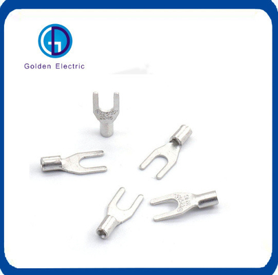 Customization Snb Non-Insulated Spade Bare Terminals Fork U-Shape Type Naked Tinning