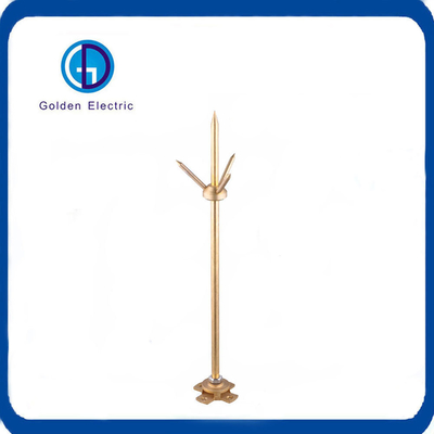 Low Voltage Tall Tower Copper/Stainless Steel Lightning Arrester for Lightning System