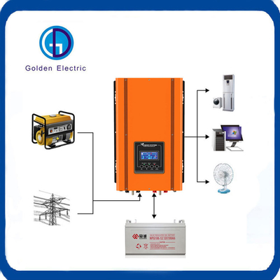 24VDC 4000w Sine Wave Inverter Battery Charging Off Grid With 60Hz Auto Sensing