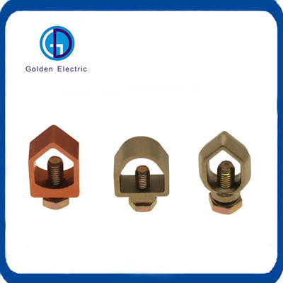 Customization A/G/D Type Brass Earth Clamp for Connecting Ground Rod and Conductor