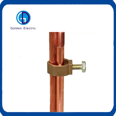 Customization A/G/D Type Brass Earth Clamp for Connecting Ground Rod and Conductor