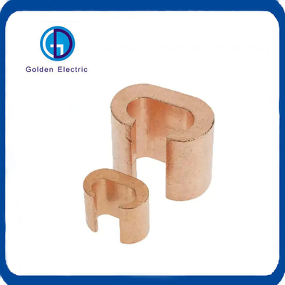 C-Type Clamp Crimp Connector for Earthing Protection Copper C Clamp Grounding System