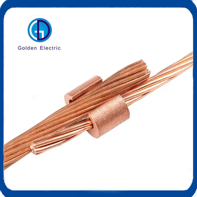 C-Type Clamp Crimp Connector for Earthing Protection Copper C Clamp Grounding System