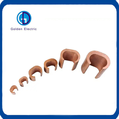 C-Type Clamp Crimp Connector for Earthing Protection Copper C Clamp Grounding System