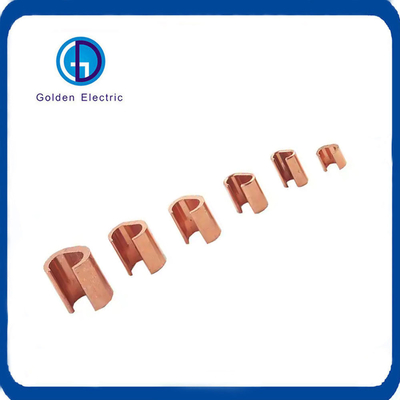 C-Type Clamp Crimp Connector for Earthing Protection Copper C Clamp Grounding System