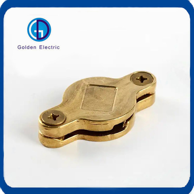 High Voltage Transmission Line Brass Grounding Clamp for Grounding System on 25X3mm