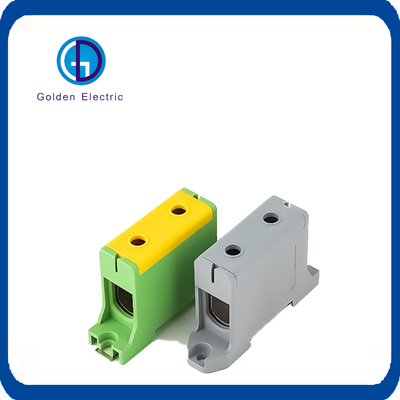 High Current 2p/4p Terminal Block for Power Distribution DIN Rail Mounting 750V 800V