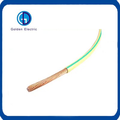 Green Yellow Copper Earth Wire Waterproof High Flexibility with PVC Insulated