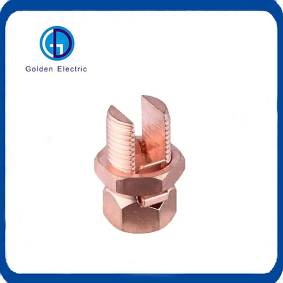 25mm2 Copper Split Bolt Connector Customized For Grounding Connection System