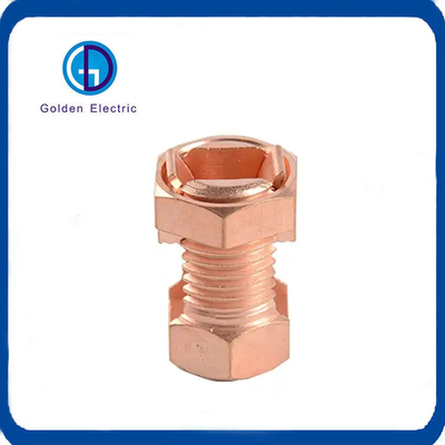 25mm2 Copper Split Bolt Connector Customized For Grounding Connection System