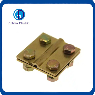 50mm2 Earth Tape Clamps Wire To Wire Connector High Flexibility For Ground Rod System
