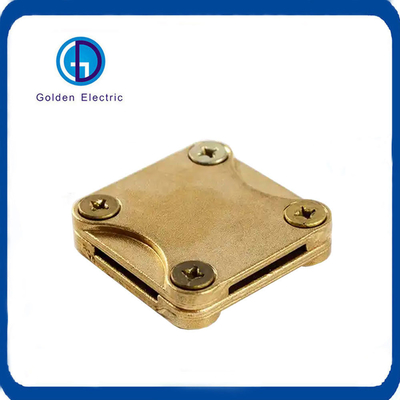 High Voltage 25mm Copper Square Tape Clamp Customizable Wear Resistant