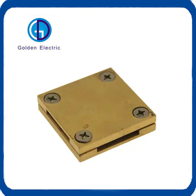 High Voltage 25mm Copper Square Tape Clamp Customizable Wear Resistant