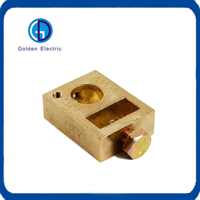 High Voltage 25mm Copper Square Tape Clamp Customizable Wear Resistant
