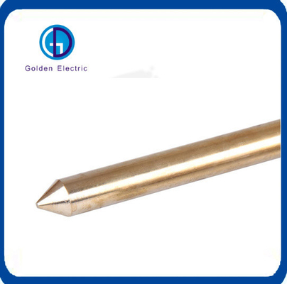 Grounding System Straightness Error≤1mm/M High Voltage Copper Bonded Earthing Rods