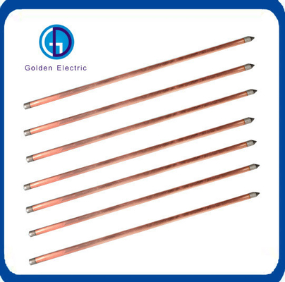 Different Sizes and Specifications Solid Copper Ground Rods for Chinese Copper Rod