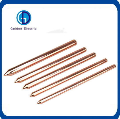 Pure Copper/Copper Clad Steel Ground Rod for Solar Energy System/Wind Power Generator