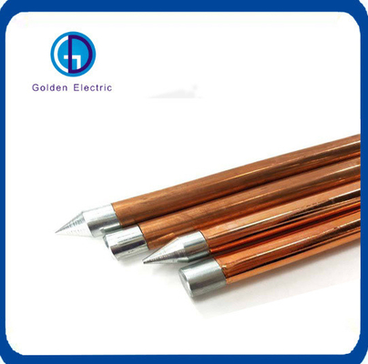 ISO Certified Copper Internal Threaded Grounding Rods for 13mm Diameter Applications