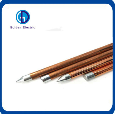ISO Certified Copper Internal Threaded Grounding Rods for 13mm Diameter Applications