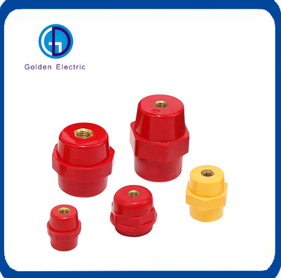 Red Low Voltage Busbar Standoff Insulators SMC With Customizable Sizes